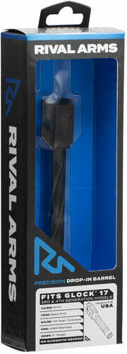 Rival Arms Ra20G101A Standard Barrel Compatible With for Glock 17 Gen 3/4 416 Stainless Steel Black